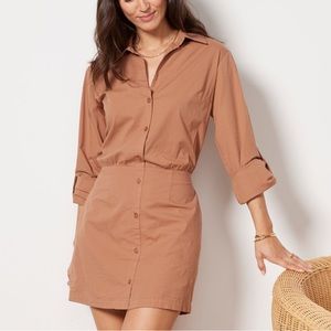 Poplin Shirt Dress